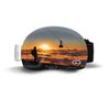 SOGGLE Ski Goggle Protective Cover (One Size), Sunrise, Microfibre Cleaning Cloth, Orange/Red