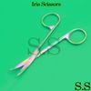 Iris Micro Stitch Scissors 4.5" Cvd MULTI TITANIUM RAINBOW COLOR Stainless Steel