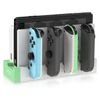 Charging Dock Compatible with Nintendo Switch for Joy Con & OLED 6 Controller with LED Indication, Switch Charger Dock Station