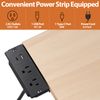 Adjustable Height Drafting Drawing Table Tiltable Tabletop Edge Stopper Natural