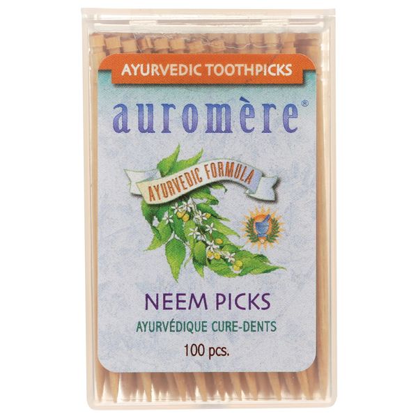 Auromere Ayurvedic Neem Toothpicks, 100 CT