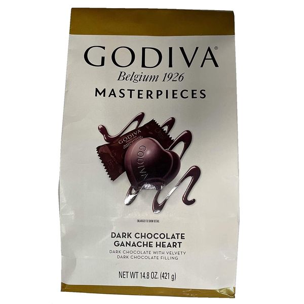 Godiva Masterpieces Dark Chocolate Hearts, 14.8 OZ(421g)