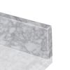 EQLOO 30 Inch Carrara Marble Backsplash for Bathroom Vanity Sink Top