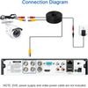 ZOS 1080P 4-IN-1 Bullet Outdoor CCTV Security Camera System 80ft Night Vision