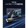 toocki USB-C to MICRO-B USB Cable, 0.5M Black, 2-Pack USB3.0