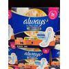 Always Ultra Thin Advanced Overnight Pads 76 Count Larger back 3x Protection Syt