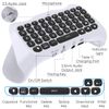 Controller Keyboard Keypad Compatible with PS5/PS5 Pro-Wireless Bluetooth Game Chatpad Keyboard, 47 Keys Keypad-Built-In Speaker &3.5mm Headset Audio Jack Compatible with DualSense Wireless Controller