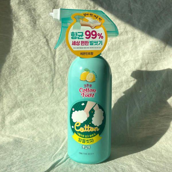 On the Body Wash Your Feet Fresh Lemon Mint Cotton Foot Shampoo 385ml / Circle