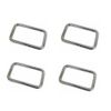 4 Pc Stainless Steel 304 Mil Spec 5/16"x3" Rectangular Ring Rectangle Link