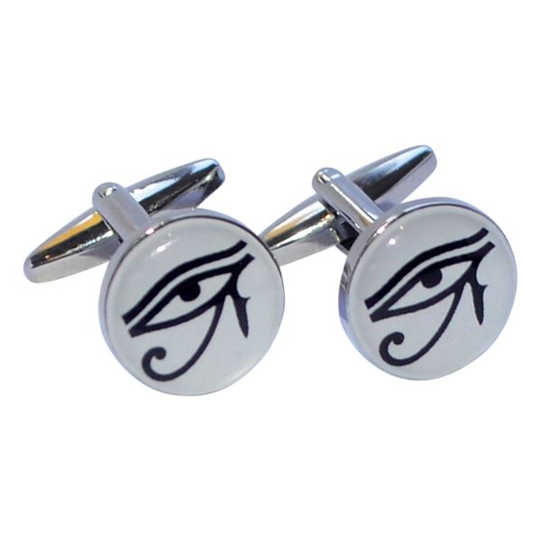 Eye of Horus Round Cufflinks X2BOC171