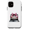 Coquette Bow Educational Technologist Tech Girl Mom Mama Case for iPhone 11