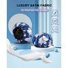 YIZIJIZI Terry Lined Triple Layer Large Shower Cap for Women, Reusable Shower Caps for Long Thick Hair, Waterproof Washable Soft Bath Shower Caps for Hair Care