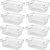 Freezer Organizer Bins, Stackable Chest Freezer Organizer, Pantry Storage Bins C