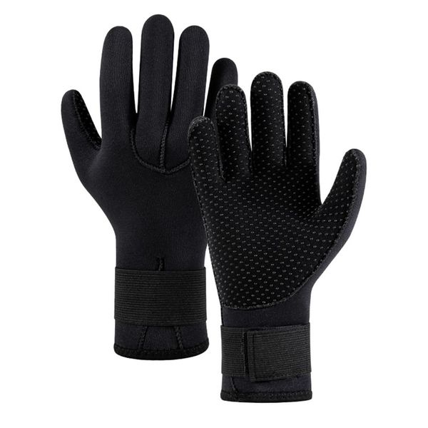 pdodo 5 mm Neoprene Gloves,3 mm Thermal Gloves Thermal Warm, 3 mm / 5 mm Neoprene Diving Gloves,Non-Slip Gloves for Men and Women Wear-Resistant Swimming Gloves for Surfing Fishing