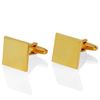 Personalised Engraved Gold Plated Cufflinks - Ideal Men's Gift