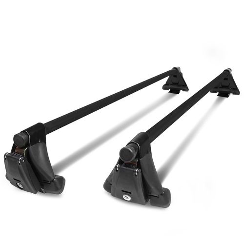 Auto Dynasty 58 inches Adjustable Bolt-on Cargo Luggage Roof Rack Bars with Mounting Brackets and Lock Keys Compatible with Genesis Coupe Forte Koup 2009-2016, Black Powdercoated
