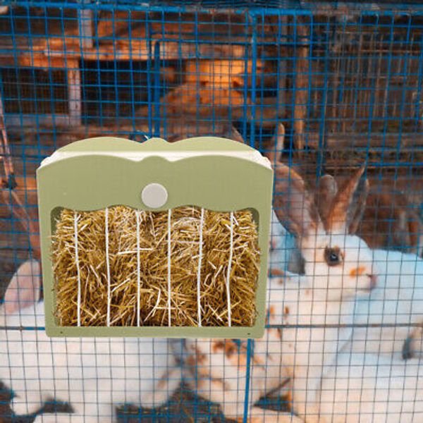 Rabbit Cage Accessory Dispenser Hamster Guinea Pig Feeder Baby