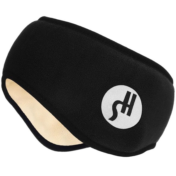 DEARMAMY Soundproof Sleep Ear Muffs Sleeping Eye Mask Noise Reduction Sleeping Ear Wrap Ear Warmer Headband Adjustable Noise Cancelling Ear Covers