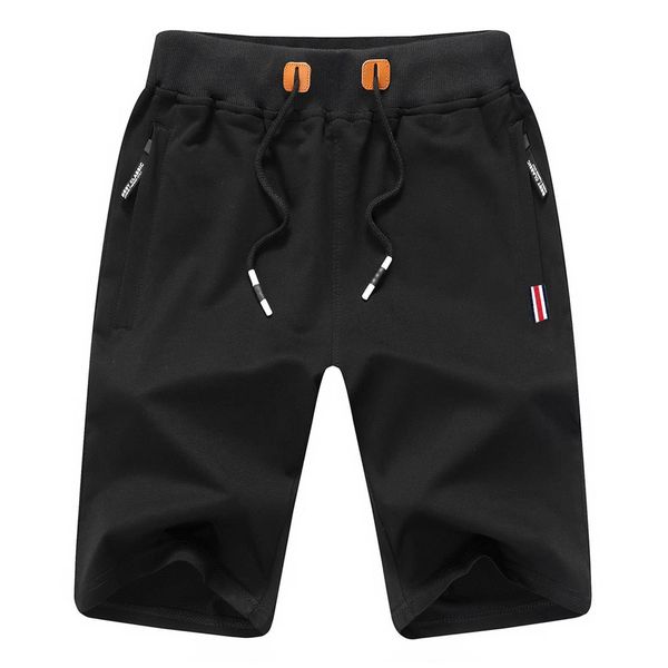 JustSun Kurze Hosen Herren Shorts Herren Sommer Kurze Hose Sporthose Jogginghose Kurz Baumwolle Sweatshorts Laufshorts Herren Sweathose Kurz Schwarz L