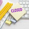 Closed Rubber Stamp Size 1/2" Tall x 1-1/2" Wide