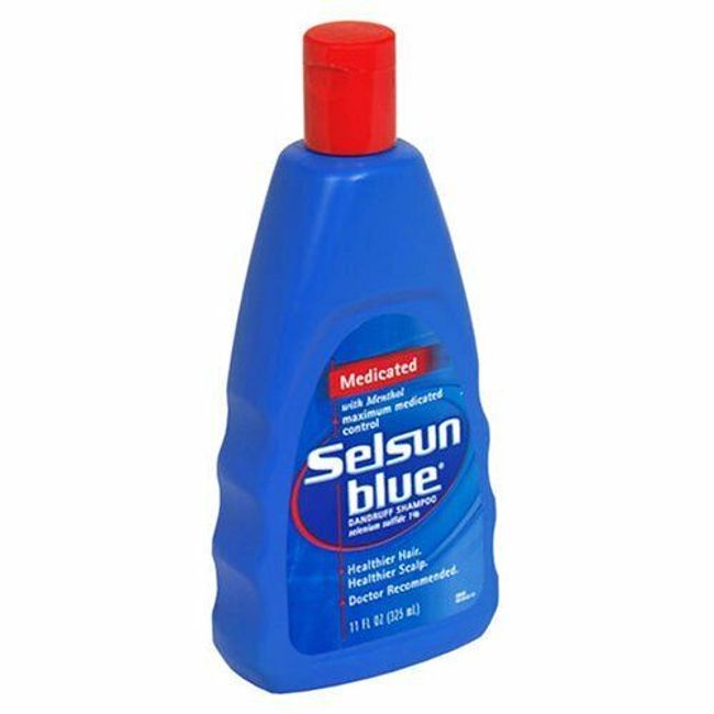 Selsun Blue Medicated Dandruff Shampoo, 11 oz. Squeeze Bottle Scented, 1 Each