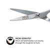 ZEUS Beard Scissors, Premium Handmade German Stainless Steel Beard Trimming Scissors with Leather Case - MADE IN GERMANY