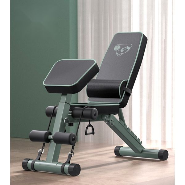 Leg Extension Machine Strength Training Equipment Combined Leg Curl, Green-Basic