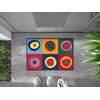 Sergej Door Mat 40 x 60 cm multicoloured