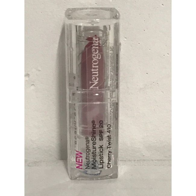 Neutrogena MoistureShine Lipstick - # 410 Cherry Twist (Pack of 2)