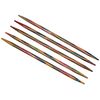KnitPro 10 cm x 3.5 mm Symfonie Double Pointed Needles, Multi-Color
