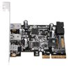 SilverStone External USB3.1 Type-C*1, USB3.0 Type-A*2, Internal USB3.0*2 Combo Expansion Card SST-ECU05