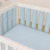 BABYMAM Double-sided Cot Rail Rung Wrap Protector 10Pc Blue