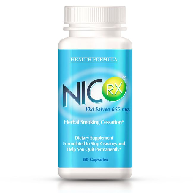 NicRx - Smoking Cessation Supplement (60 Capsules)