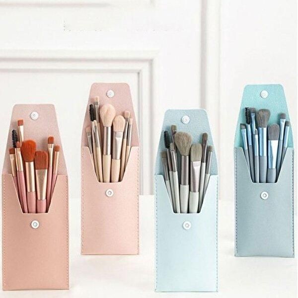 Mini Makeup Brush Set of 8 Cases Portable_WFB8284