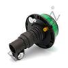 LED Micro Beacon R10 Green Flexible DIN Pole Mount 12V/24V