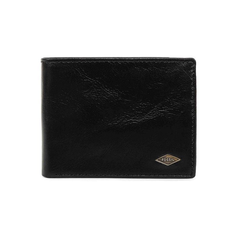 Fossil Men's Ryan Leather RFID-Blocking Bifold with Flip ID Wallet ...