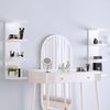 Versatile 4 Tier Wall Shelf Unit,White Lack Wall Shelf,Display Floating Shelf wi