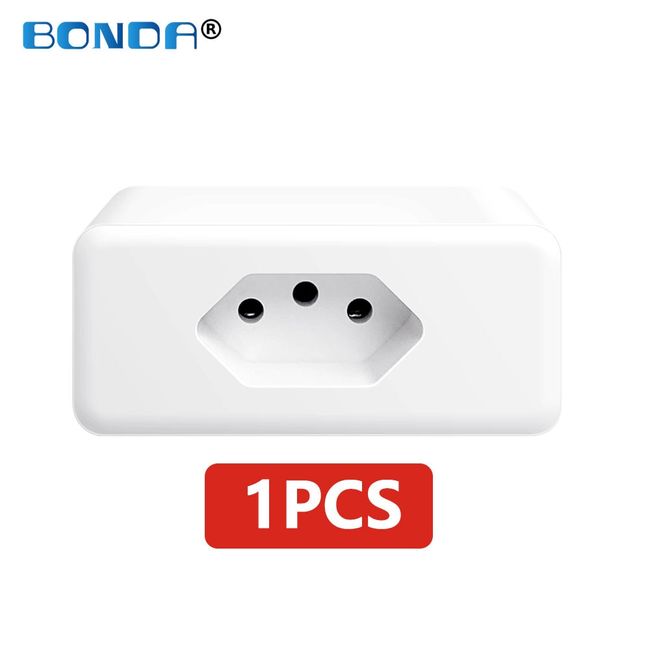 16A EU Smart Socket WiFi Smart Plug AC110-250V Wireless Remote Switch Plug  Power Outlet Home Control For Smart Life APP