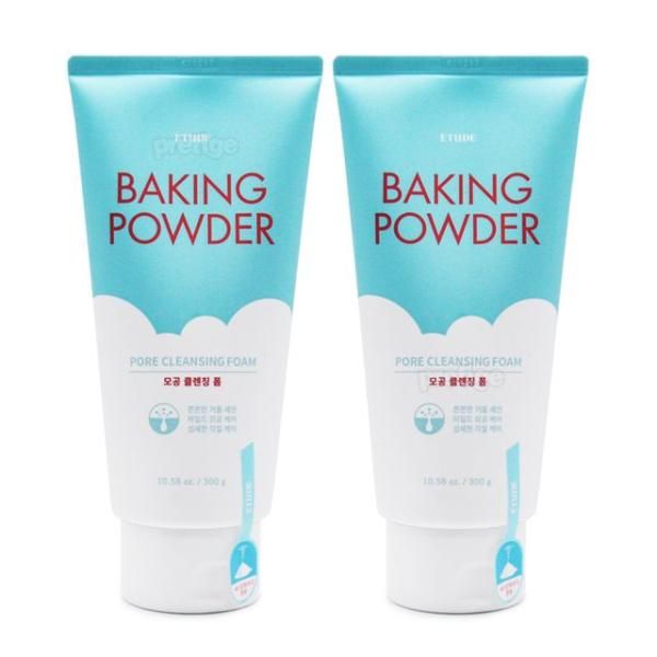 Etude Baking Powder Pore Cleansing Foam 300+300ml Large Capacity