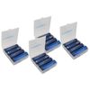 LOOPACELL 4 Battery Storage Case Holder White Clear