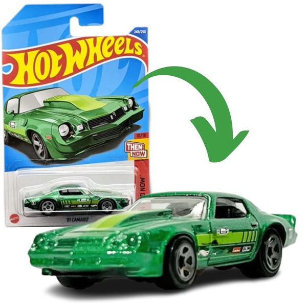 Hot Wheels '81 Camaro, Then and Now 10/10