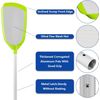 Pool Skimmer Net Ultra-Fine Mesh Adjustable Pole For Inground & Above Ground Use