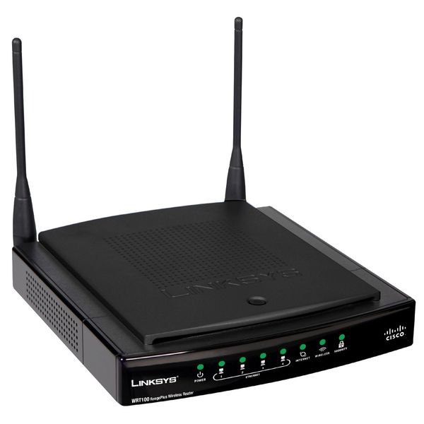 Cisco-Linksys WRT100 RangePlus Wireless G Broadband Router with MIMO