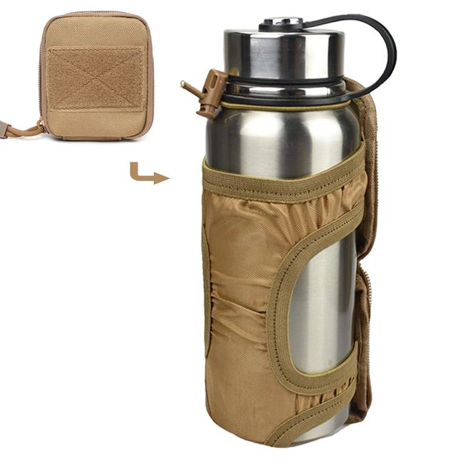 Tactical Water Bottle Holder Hydration Carrier Bag Molle water Bottle  Carrier Pouch for Hiking