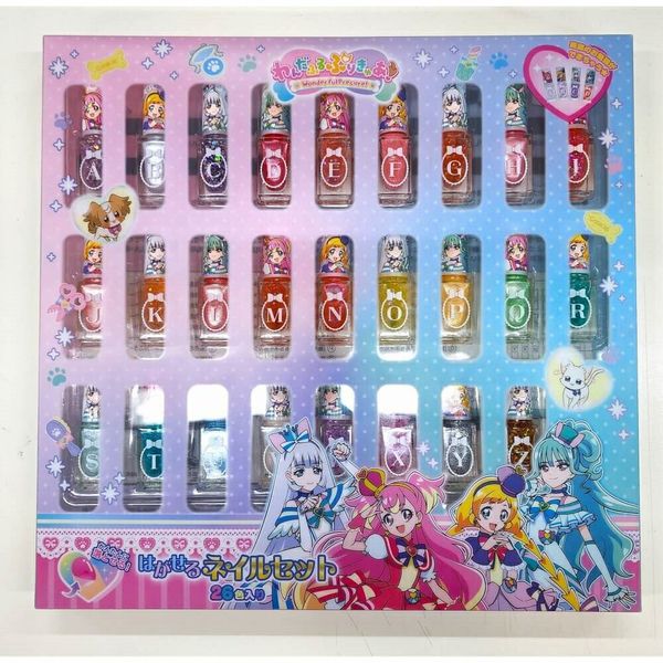 Wonderful Precure Peel-off Nail Set (26 colors) Toys&#39;R&#39;Us Exclusive