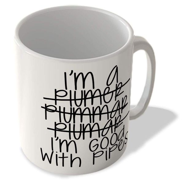 McMug - Plumber - I'm Good with Pipes - Mug, Ceramic, 11fl.oz.