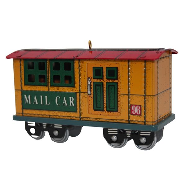 Hallmark 1996 Yuletide Central Mail Car Ornament
