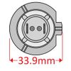 LUKS H7 100W Bulb 12.8 V, 100 W, PX26d Base