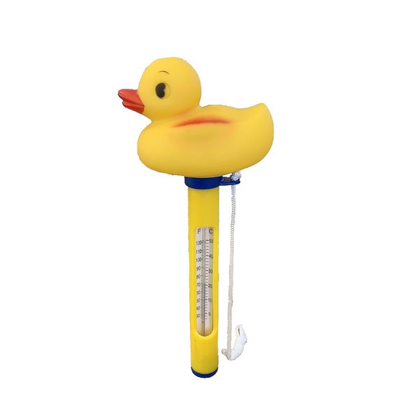 Happy Hot Tubs Daisy Duck Floating Thermometer for Swimming Pools Pond Tub Pool Measure Water Temperature