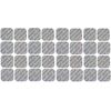 TENS Electrodes with Push Button for Tens EMS Devices - Set of 32